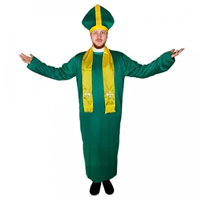 Image of I Love Fancy Dress ILFD4047L Men&#039;s Irish Priest Costume (Large)