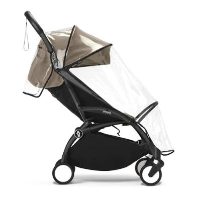 Image of Stokke YOYO 6+ Rain Cover Water Tight Design with PVC Free Fabric Easy to Install &amp; Store in Stroller
