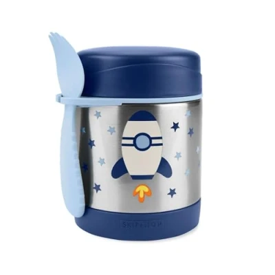 Image of Skip Hop Insulated Baby Food Jar, Sparks, Rocket