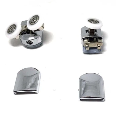 Image of Set of 8 Shower Enclosure Door Zinc Alloy Rollers/Runners/Wheels (Roller diameter 25mm)