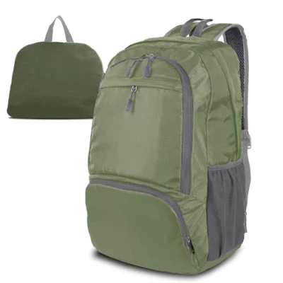 Image of Dewellyoo Lightweight Hiking Backpack, Foldable Outdoor Camping Travel Multi functional Trekking Rucksack Climbing Mountaineer Sport Daypack Bag for Men Women (Green)