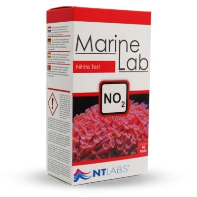 Image of NT Labs Marine Lab Nitrite Test Kit, Aquarium Water Testing Accurate Results, Contains up to 40 Tests.