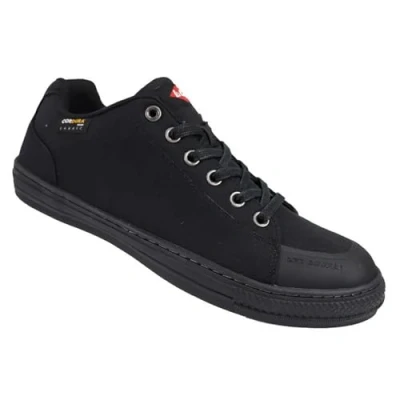 Image of Lee Cooper Workwear LCSHOE149 Unisex SB SRA Retro Baseball Cordura Safety Shoe, Black, 10 UK