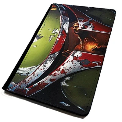 Image of Bobba Fett Reflection Passport Cover/Holder. Travel Protection for Your Passport. Star
