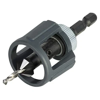 Image of wolfcraft Screw Starter With Countersink and Depth Stop I 4392000 Drilling countersinking in one step