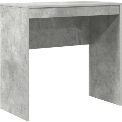 Image of vidaXL Writing Desk Concrete grey Particle board, finish