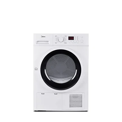 Image of Midea MDG09EH80 Freestanding Heat Pump Dryer, 8kg load, 16 Programmes, Auto Dry, Anti Crease, Delay Start, Child Lock, White, Pack 1