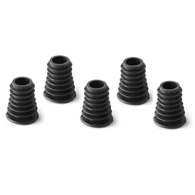 Image of drinkstuff Ribbed Rubber Corks 1ltr Set of 5 Optic Measure Corks, Spirit Pub Dispenser