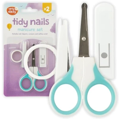 Image of Baby Manicure Set Kit Scissors and Nail Clipper