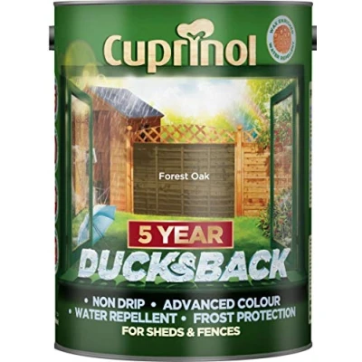 Image of Cuprinol 5 Litre, Year Ducksback Colours Forest Oak