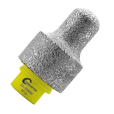 Image of Diamond Finger Milling Bits 20 35mm for Enlarging Shaping Beveling Existing Holes in Ceramic Tile Porcelain Marble Granite Artificial Stone M14 Thread SANLEETEK