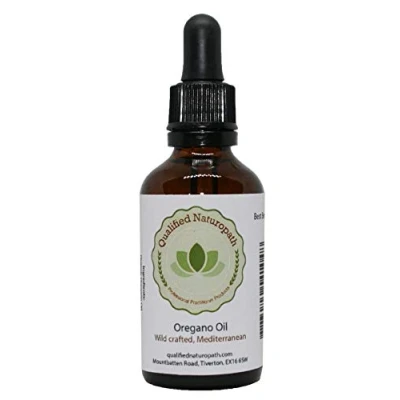 Image of Qualified Naturopath Professional Practitioner Products Oregano Oil of (Min. 80% Carvacrol) 60ml with Glass Pipette
