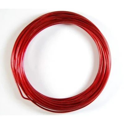 Image of celloexpress Aluminium Craft Wire 2mm x 10m (Diameter Length) 12 Guage (Red)