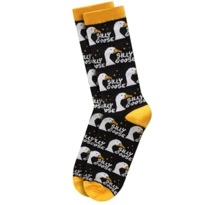 Image of Grindstore Twisted Soles Silly Goose Novelty Adult Socks 1 Pair UK8 12