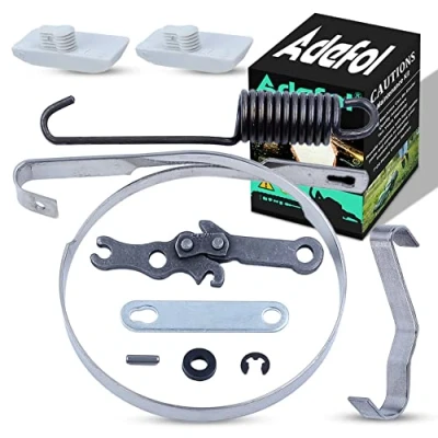 Image of Adefol Chainsaw Brake Band Repair Kit for Stihl MS250 MS230 MS210 025 023 021 with Flat Spring, Guide Bumper Strip Replacement Parts 1123 162 7800, 648 6600 Accessories