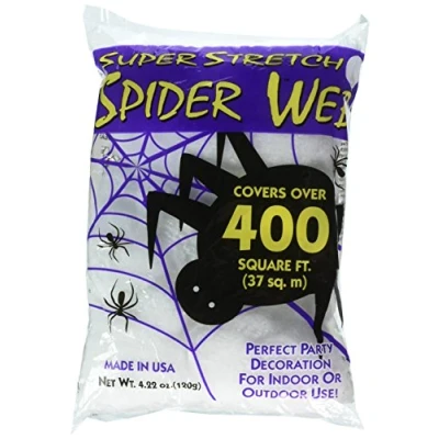 Image of Fun World Super Stretch Spider Web 400 Square Ft Standard