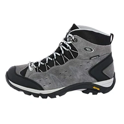 Image of Brütting Unisex Adults&#039; Mount Bona High Rise Hiking Shoes, Grey, 12 UK