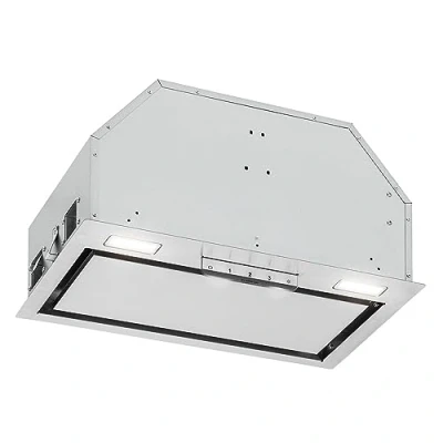 Image of Klarstein Cooker Hood 52cm, Extractor Fan for Kitchen w/Dishwasher Safe Aluminium Grease Filter, 397 m3/h Airflow, LEDs, Touch Controls Hoods, Wall Mount Steel Vent