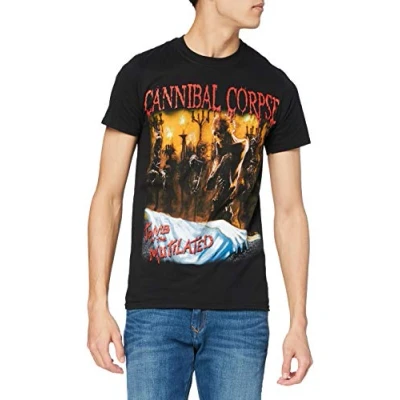 Image of Plastic Head Cannibal Corpse Tomb of The Mutilated T Men&#039;s Shirt Black XX Large