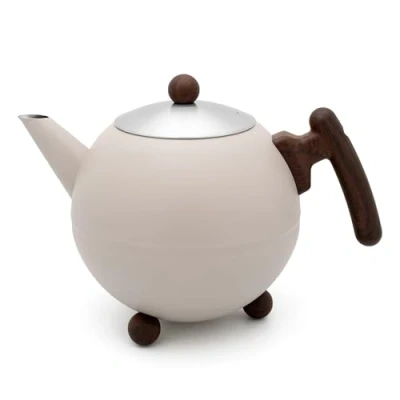 Image of Bredemeijer Duet Bella Ronde Teapot 1.2 L Beige Brown