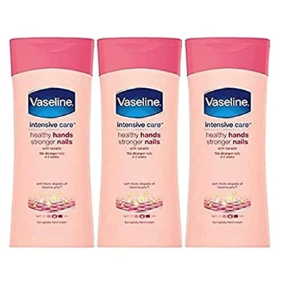 Image of 3 x Vaseline Intensive Care Hand Cream &amp; Nail 200 ml