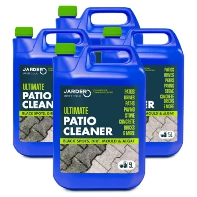 Image of Jarder Ultimate Patio Cleaner for Stone, Sandstone, Paths, Steps, Block Paving, Concrete Flags and More 4x 5L