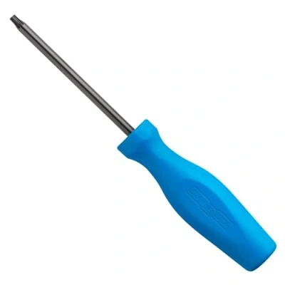 Image of CHANNELLOCK T274H T27 x 4 inch Professional Torx Screwdriver, Magnetic Tip, Made in USA, Molded Tri Lobe Grip