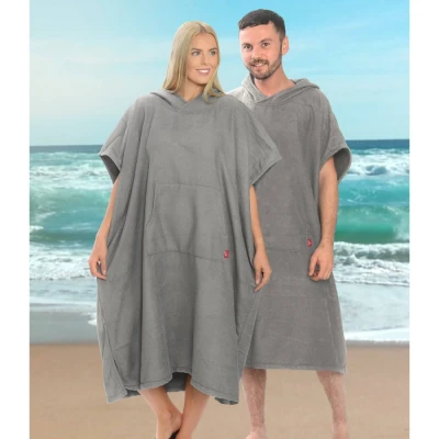 Image of Home &amp; Living Cotton Changing Robe Grey One Size