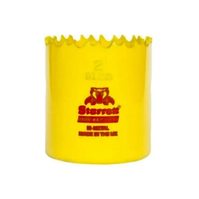 Image of Starrett Deep Cut Hole Saw DCH0258 Heavy Duty Bi Metal with Extra Cobalt HSS Teeth For Metals Wood Cast Iron Fibreglass Plastic Materials 67mm