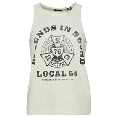 Image of Superdry Women&#039;s Vintage Merch Store Vest, Queen Marl, S