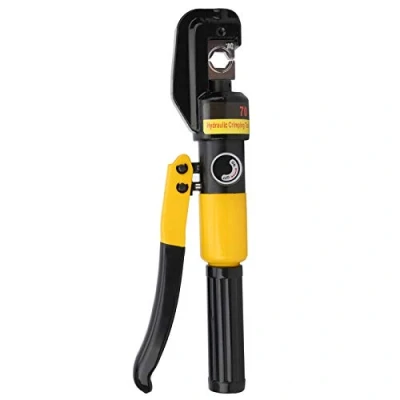 Image of Hydraulic Pliers, YQK 70 Wire Crimper, 6 Tons Integral Pressure Crimping Tool, with 16pcs Molds and Carrying Case