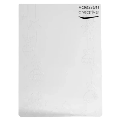 Image of Vaessen Creative Circle Embossing Folder, 14.6 x 10.8 0.5 cm, 1 Piece, for Birthday, Birth, Christmas Cards and Paper Crafts