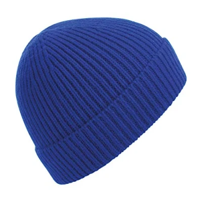 Image of Beechfield Engineered Knit Ribbed Beanie Bright Royal
