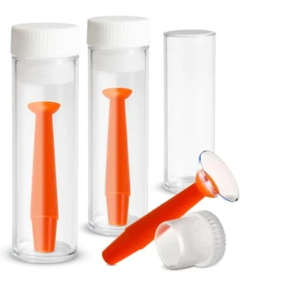 Image of Suction Holder Inserter/Remover Hard Contact Lens Only Orange 3 Pieces by Sports World Vision