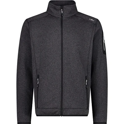 Image of CMP MAN Jacket Fleece jacket, Men&#039;s, Size: 50R, Nero/glacier
