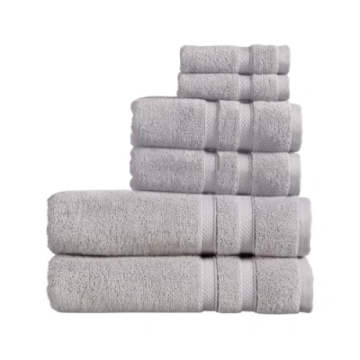 Image of Christy Chroma Bath Sheet Set of 6 2 Face Hand Sheets Highly Absorbent Heavyweight 675GSM Bold and Bright Soft Smooth Shower Towels 100% Cotton Dove Grey