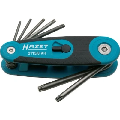 Image of HAZET 2115/8KH Torx Profile Offset Screwdriver Set Multi Colour