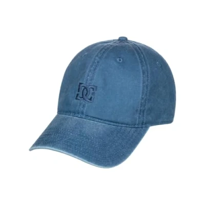 Image of DC Shoes STAR vintage Strapback Cap, Size: One Size, Byl indigo