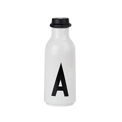 Image of Design Letters Personal Tritan Water Bottle (A) 500ml BPA free and BPS Leak proof Drinking in Nordic for Adult, Kids, Outdoor, Office, Sports, School, Available from A Z
