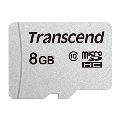Image of Transcend 8GB microSDHC 300S Class 10 Memory Card with up to 95/45 MB/s (for Smartphones, Digital Camers and Nintendo Switch Consoles) without SD Adapter TS8GUSD300S