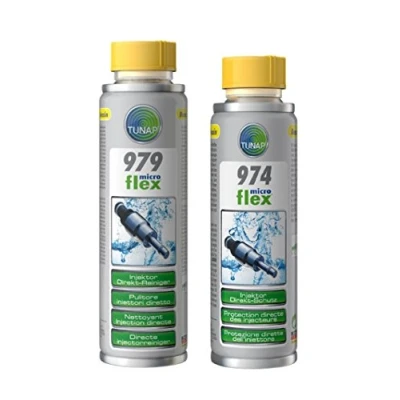 Image of Practical Set! Tunap Microflex 979 Injector Direct Cleaner Petrol 300 ml + 974 Protective