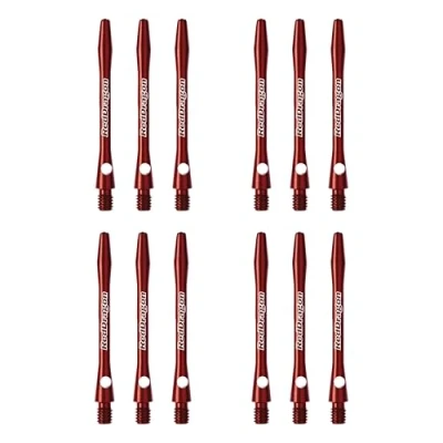 Image of Laser Etched Aluminium Medium Red Dart Stems 4 sets per pack (12 in total)