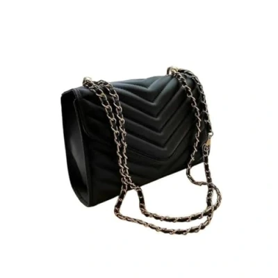 Image of gaobaozhu Crossbody Bags for Women Fashion Quilted PU Leather Shoulder Bag with Convertible Chain Strap Tote Cell Phone Wallet Purse Handbag Black