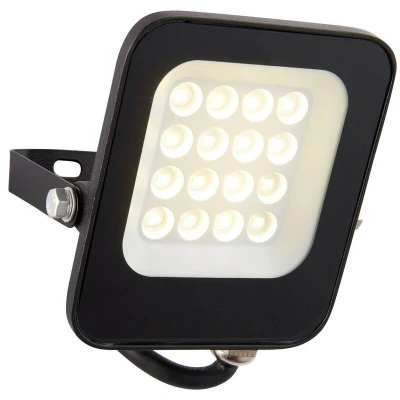 Image of Saxby Guard 10W IP65 Outdoor Flood Light Matt Black Paint
