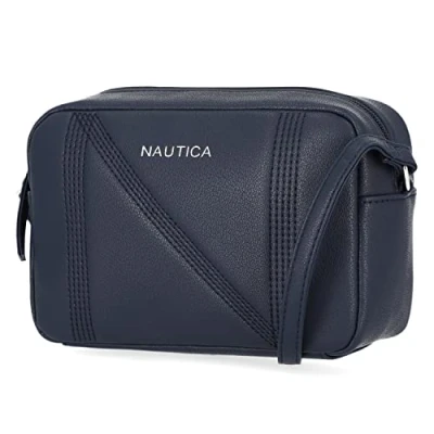 Image of Nautica Women&#039;s Candid Camera Adjustable Crossbody, Indigo, One Size