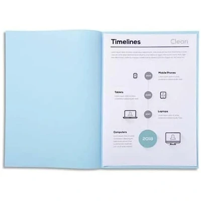 Image of Exacompta Ref 850006E Super Square Cut Folders 22 x 31cm in Size, Suitable for Storing &amp; Holding A4 Documents, 60gsm Material Light Blue (Pack of 250)