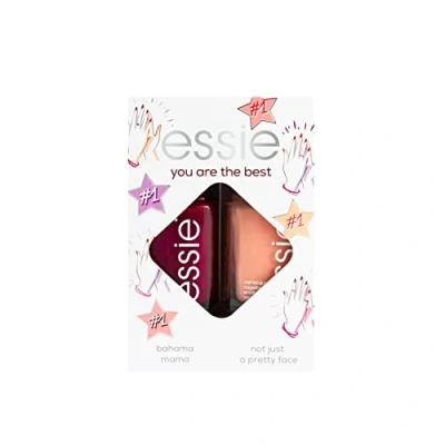 Image of essie Nail Polish Kit You&#039;re The Best Nude and Red Gift Set, 150 ml