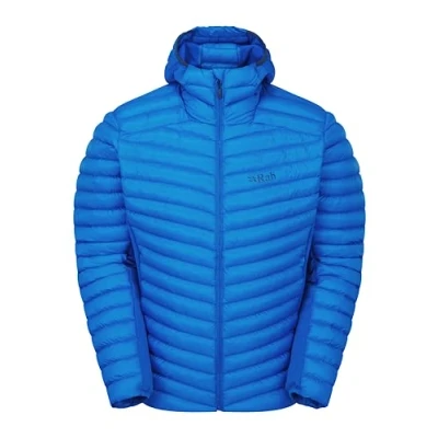 Image of Rab Men&#039;s Cirrus Flex Hoody Lightweight Insulated Coat for Trekking, Skiing, &amp; Climbing Maya Blue Medium