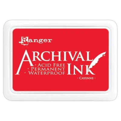 Image of RANGER INDUSTRIES Ink pad, Red, one Size