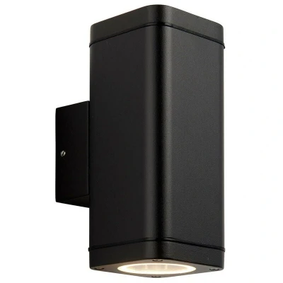 Image of Endon 96911 Milton Double Spot Light, IP44, Black